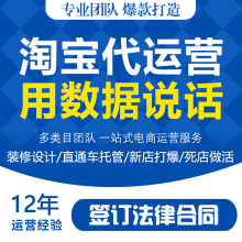 淘宝代运营天猫托管电商整店推广1688装修开网店铺营运阿里服务商