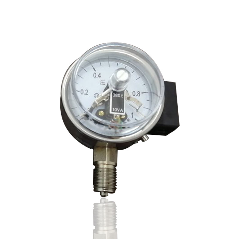 供应不锈钢电接点压力表径向304磁助力电接点压力表YBXC60 1MPA