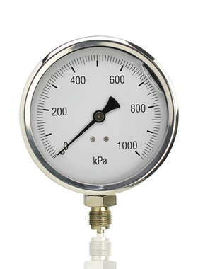 供全不锈钢压力表耐震充油压力表抗震压力表径向YNBF100 1000KPA