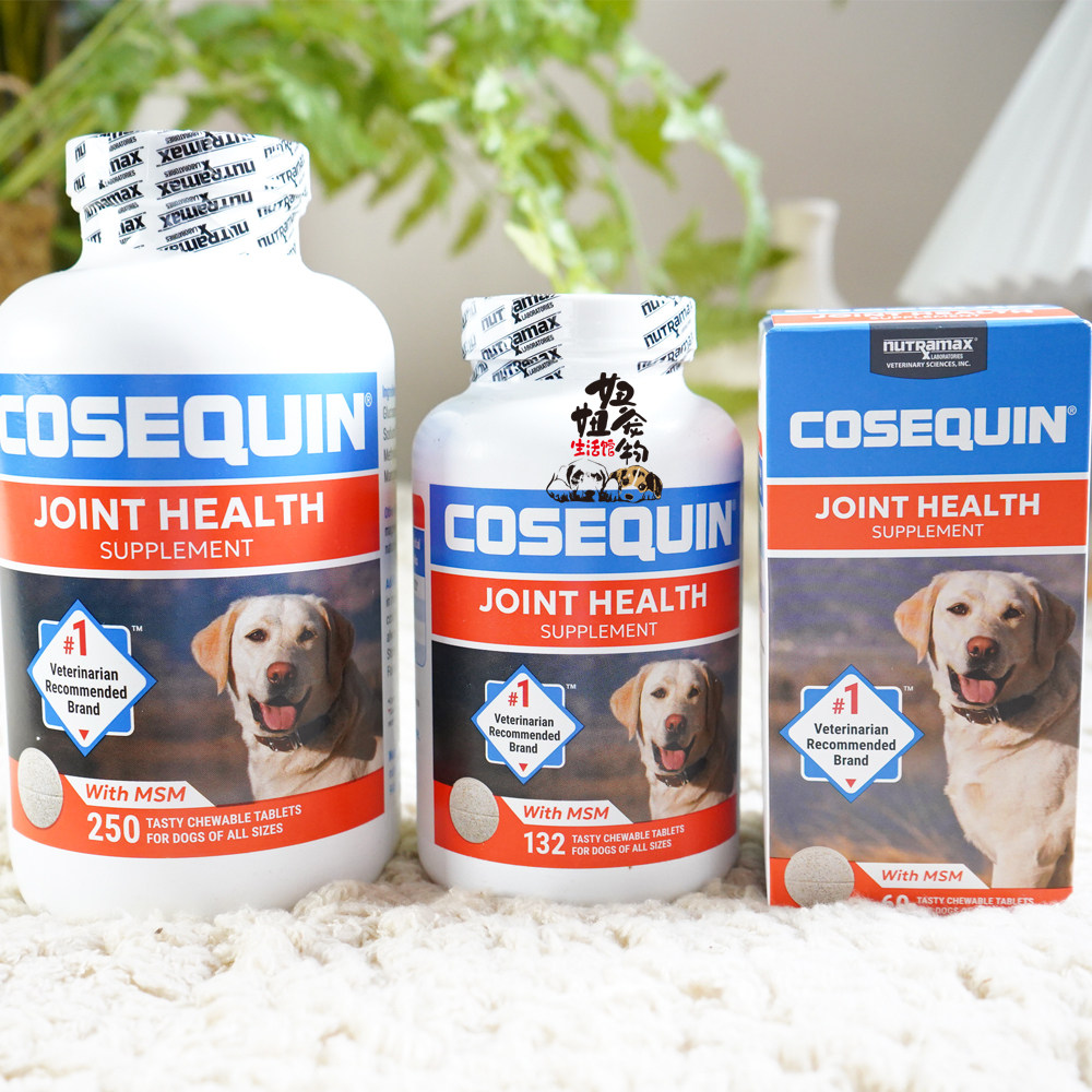 Cosequin含MSMHA康仕健狗犬关节修复软骨素髋关节髌骨脱位