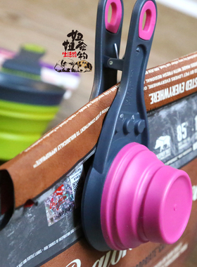 妞妞宠物DEXAS折叠狗粮勺量杯量勺量匙宠物粮食勺密封夹封口夹子