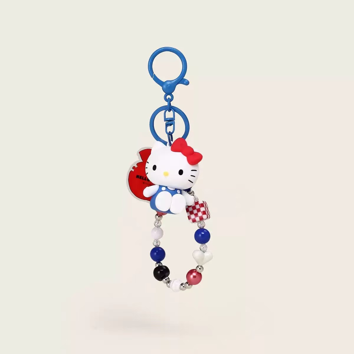 正版hellokitty钥匙扣精致手机挂链包包挂饰挂件个性公仔男女通用