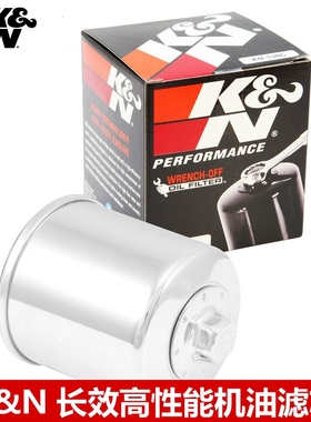 KN机滤铃木GSX650F VLR1800 GSF1250 M800 GSF650 机油滤芯