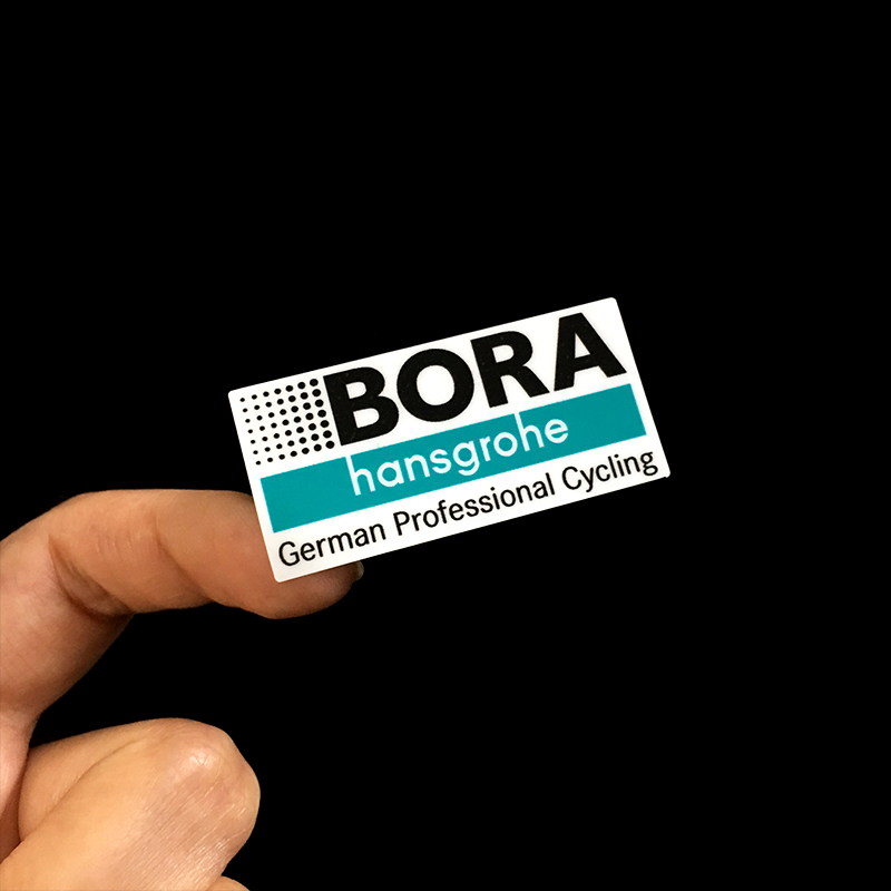 环法BORA-Hansgrohe博拉车队标贴纸公路车贴单车架头盔闪电萨甘