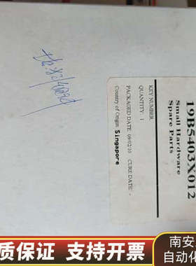 费希尔 备件  19B5403X012 议价.询价