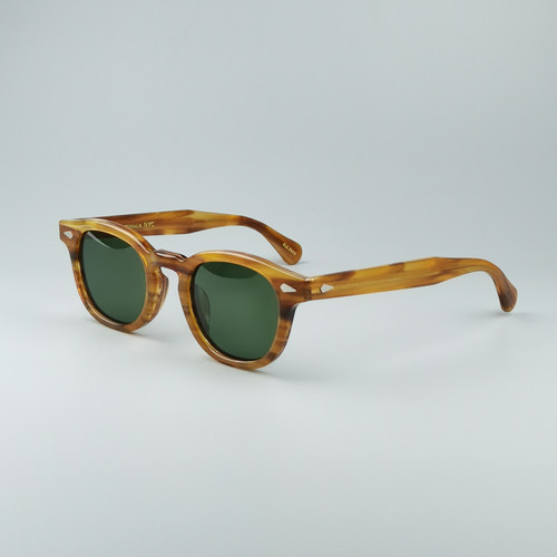 墨镜墨镜moscot偏光复古男女圆形