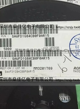 SAWFD1G84CB0F0A 声表滤波器 GSM1800/GSM1900 /10Pin /1511 原装