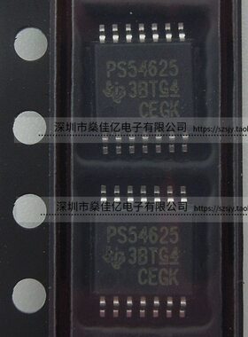 TPS54625PWPR 可调式降压开关稳压器IC PS54625 HTSSOP14 原装