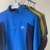 户外运动抓绒衣男士 卫衣抗静电 套头保暖摇粒绒外套立领春秋打底衫