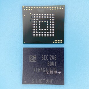 KLMAG1JETD-B041 BGA-153 嵌入式存储芯片eMMC5.1 16GB 1.8-3.3V