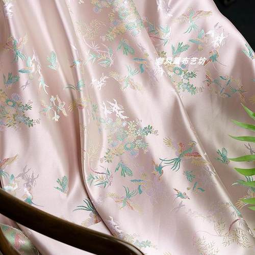 中国风新中式提花织锦汉服面料