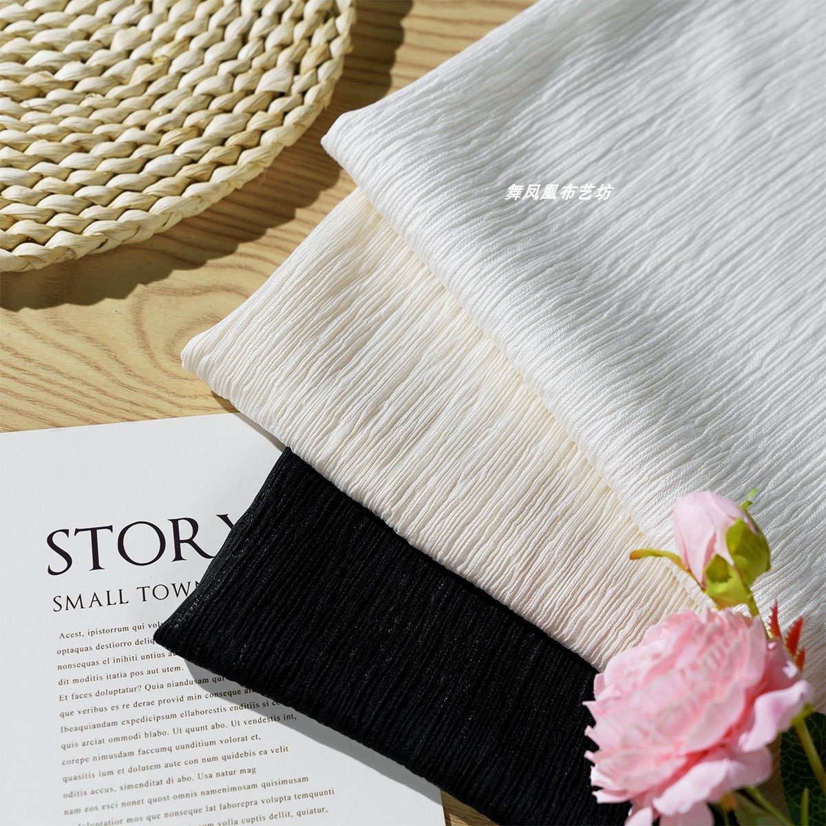 纯色 百叶绉肌理面料 柔软不规则纹理牛肚布小衫连衣裙半身裙布料,居家布艺,海绵垫/布料/面料/手工diy,淘宝优惠券,粉丝福利购,淘宝优惠卷