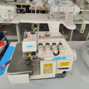 二手JACK杰克747锁边机拷边机马达直驱桌面款厚薄家用工业密拷机