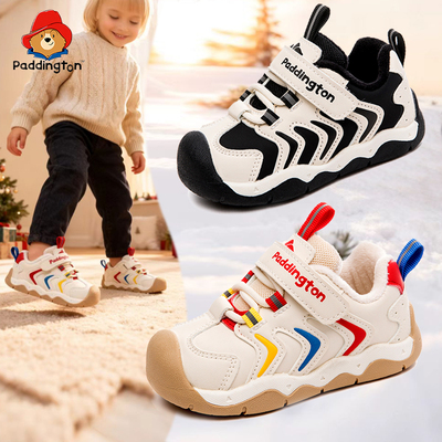 帕丁顿熊秋冬新款儿童运动鞋