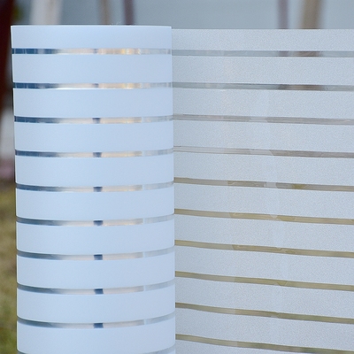 磨砂条纹办公室阳台透光玻璃贴膜