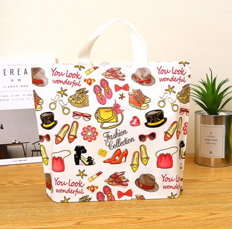 包邮新款加厚女装服装店塑料袋手提袋子购物袋化妆品礼品袋子批发