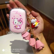 Hello kitty sạc kho báu dễ thương 12000 Hello Kitty phim hoạt hình điện thoại di động nhỏ cầm tay nhỏ với máy khoan - Ngân hàng điện thoại di động