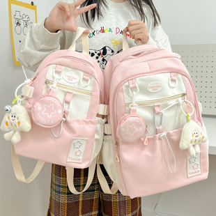 小清新可爱小学生三到五六年级书包儿童女孩出游双肩包初中生背包