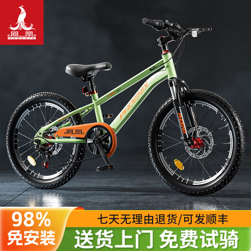 凤凰儿童变速山地单车小学生专用