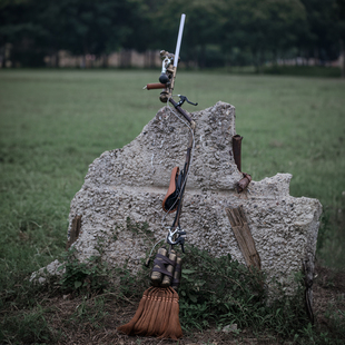 熠先生 蒸汽朋克原创手工制作道具魔法师巫师女巫扫把 蒸汽大陆