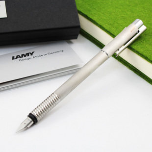 德国lamy凌美 logo连环系列 06不锈钢环纹钢笔原装正品