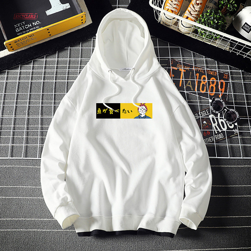电商A040A-WY2012-P40卡通印花卫衣男大码胖子学生上衣衣服外套,男装卫衣,电商A040A