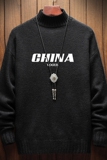 电商A040A-M18001-P45秋冬半高领毛衣男大码，男装针织衫/毛衣，电商A040A