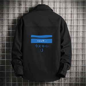 CS15033加绒款P55加厚加绒衬衫男保暖衬衣长袖寸衫上衣服外套图片