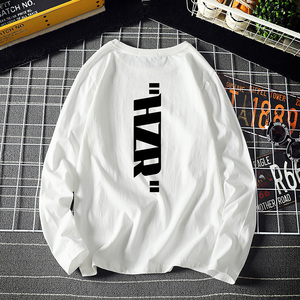 电商A040A-TX3002-P25纯长袖t恤男大码胖子打底衫上衣服,给衣服有序的搭配日记图片