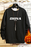 电商A040A-T4001-P25加绒款P35卫衣男大码，男装卫衣，电商A040A