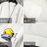 T4036-P25皮卡丘圆领印花帅气百搭长袖t恤男大码胖子卫衣薄外套，男装卫衣，电商A040A