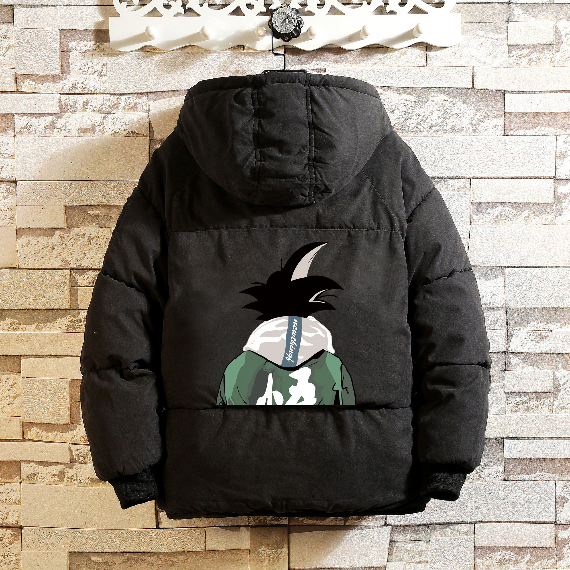 电商A040A-MY16005-P100加厚加绒面包服男大码宽松衣袄外套,男装棉衣,电商A040A
