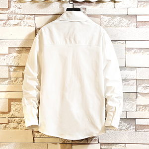 CS15045加绒款P55加厚加绒衬衫男保暖衬衣长袖寸衫上衣服外套