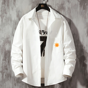 CS15018加绒款P55加厚加绒衬衫男保暖衬衣长袖寸衫上衣服外套图片