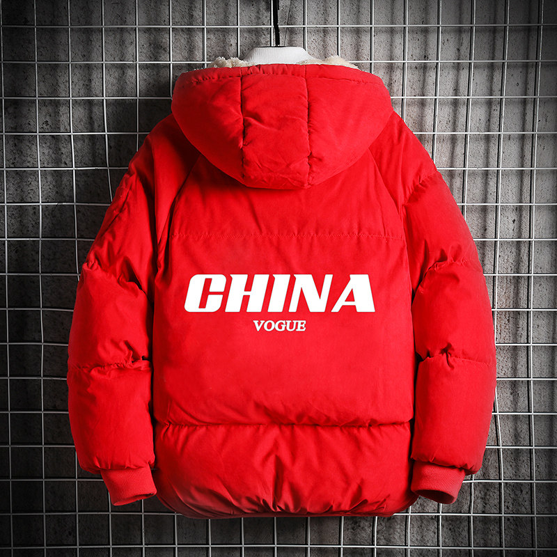 MY16001-P100帅气羊羔毛加厚加绒衣加肥加大码男胖子面包服,男装棉衣,电商A040A