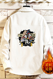 CS15016加绒款P55加厚加绒衬衫男保暖衬衣长袖寸衫上衣服外套，男装衬衫，电商A040A