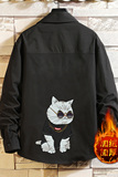 CS15044加绒款P55加厚加绒衬衫男保暖衬衣长袖寸衫上衣服外套，男装衬衫，电商A040A