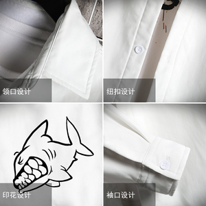 CS15041加绒款P55加厚加绒衬衫男保暖衬衣长袖寸衫上衣服外套图片