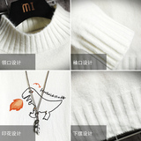 M18040加绒款-P65半高领加厚加绒毛衣男大码胖子针织衫保暖外套，男装针织衫/毛衣，电商A040A