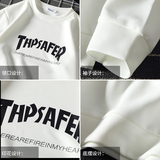 T4007-P25嘻哈潮牌字母印花长袖t大码男胖子体恤上衣服卫衣，男装卫衣，电商A040A