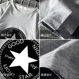TX3008-P25五角星青少年长袖t恤加肥加大码男胖子打底衫小衫，男装T恤，电商A040A