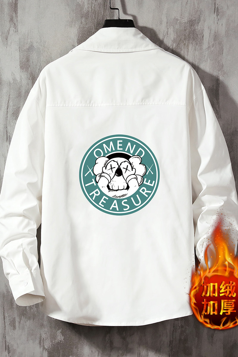 CS15052加绒款P55加厚加绒衬衫男保暖衬衣长袖寸衫上衣服外套,男装衬衫,电商A040A