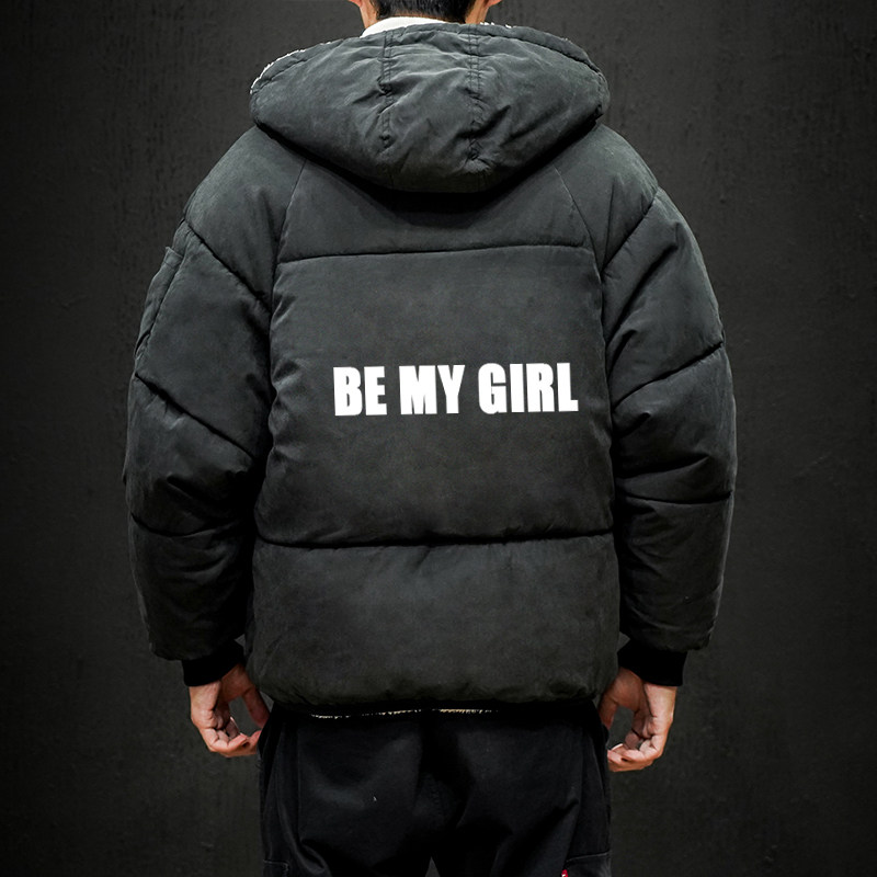 MY16004-P100 加厚加绒衣男面包服男大码服男袄男外套男图片