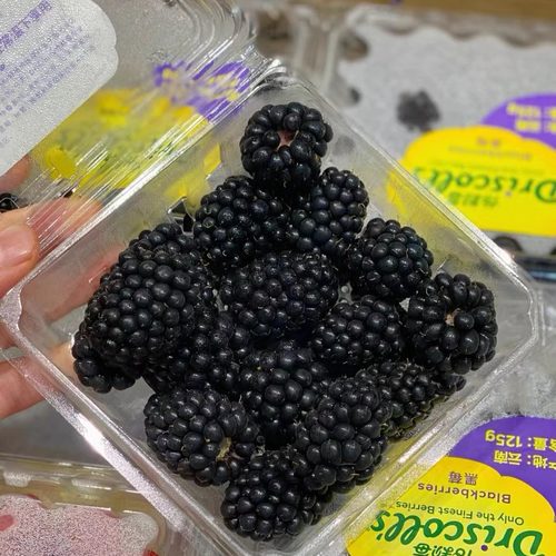 现货怡颗莓黑莓鲜果新鲜水果覆盆子稀有热带黑树莓整箱桑葚大顺丰