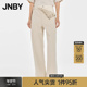 女柔软舒适通勤直筒挺括长裤 JNBY 江南布衣折扣秋冬休闲裤 自然腰