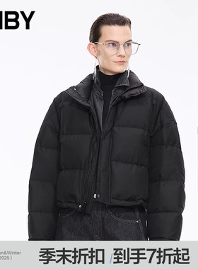 【商场同款】JNBY/江南布衣25冬新品羽绒服宽松立领长袖5PAC14200