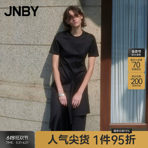 JNBY/江南布衣圆领套头连衣裙