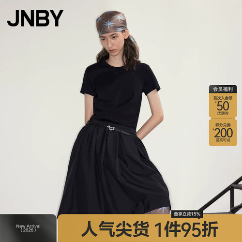 初夏短袖圆领夏新品连衣裙