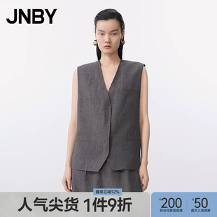 江南布衣25夏新品 商场同款 JNBY 立领5P4510190 马甲宽松无袖