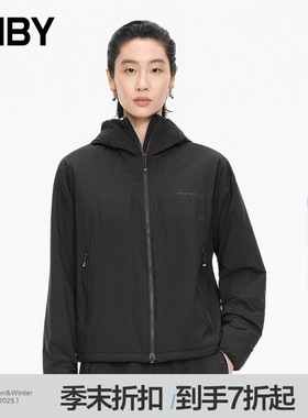 【商场同款】JNBY/江南布衣25秋新品棉衣H型连帽长袖5P9B10390